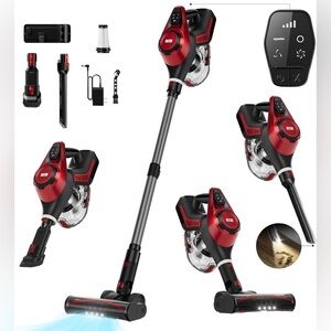 Cordless Vacuum Cleaner, 30Kpa Home Stick Vacuum, 55mins Max Runtime